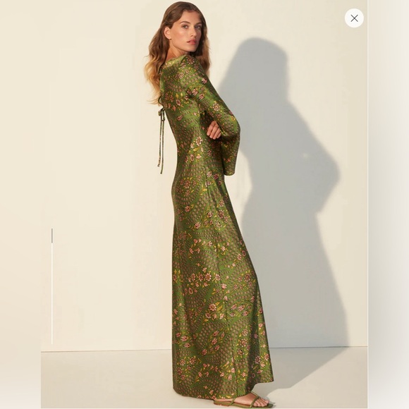 Veronica Beard Dresses & Skirts - Veronica Beard Gemma Silk-Blend Satin Maxi Dress $698 NEW with tag